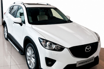 Mazda CX-5 2012-2017 рр. Бокові пороги RedLine V1 (2 шт., Алюміній) фото 1