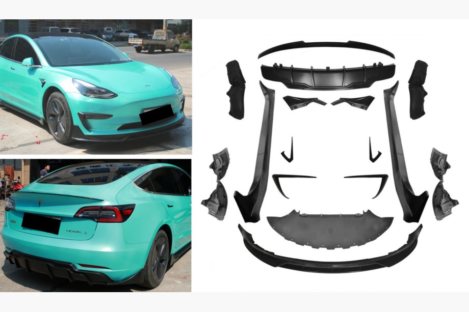 Tesla Model 3 2017- рр. Комплект обвісів (2017-2023) Image