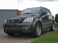 Kia Sorento I BL 2002-2009 рр. Кенгурятник WT003 Black (нерж.) фото 1
