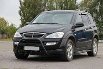 SsangYong Action 2005-2018 рр. Кенгурятник WT004 Black (нерж) фото 1