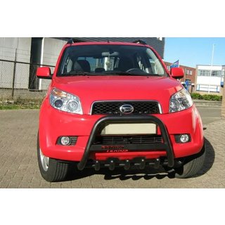 Передня дуга WT004 Black (нерж.) Daihatsu Terios 2006-2017 рр. фото 1