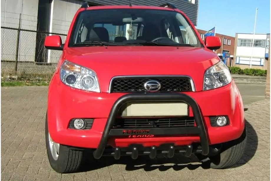 Daihatsu Terios 2006-2017 рр. Передня дуга WT004 Black (нерж.) Image