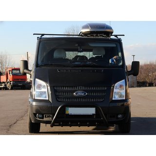 Кенгурятник WT003 Black (2006-2014, нерж.) фото 3