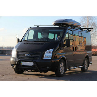 Кенгурятник WT003 Black (2006-2014, нерж.) фото 4