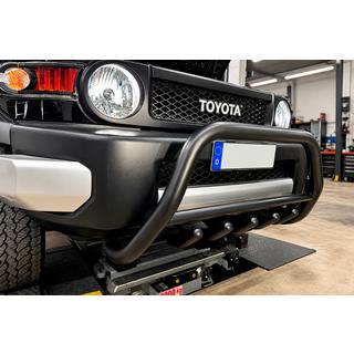 Кенгурятник WT003 Black (нерж) Toyota FJ Cruiser 2006-2022 рр. фото 2