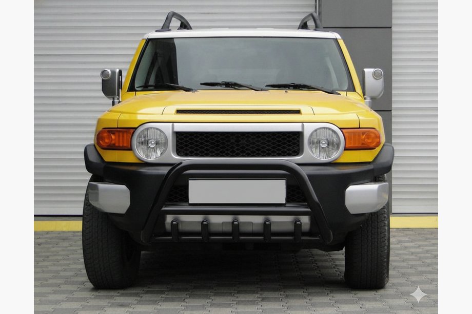 Toyota FJ Cruiser 2006-2022 рр. Кенгурятник WT003 Black (нерж)