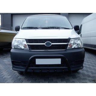 Кенгурятник WT003 Black (нерж) Toyota HiAce фото 4