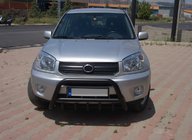 Toyota Rav 4 2001-2005 рр. Кенгурятник WT003 Black (нерж) фото 1