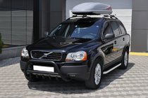 Volvo XC90 2002-2014 рр. Кенгурятник WT003 Black (нерж.) фото 3