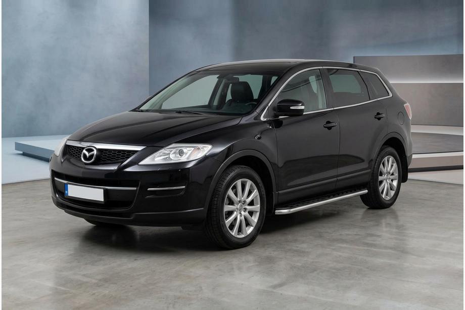 Mazda CX-9 2007-2016 рр. Бокові пороги Maydos V1 (2 шт., Нерж) Image
