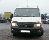 Fiat Ducato 1995-2006 рр. Кенгурятник WT003 Black (нерж.) фото 1