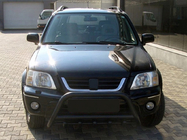 Honda CRV 2001-2006 рр. Кенгурятник WT003 Black (нерж.) фото 4