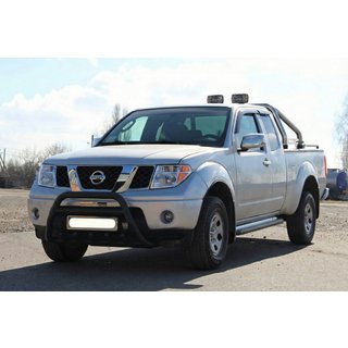 Кенгурятник WT003 Black (нерж) Nissan Pathfinder R51 2005-2014 рр. фото 4