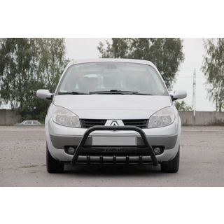 Кенгурятник WT004 Black (нерж.) фото 1