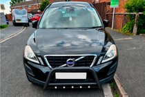 Volvo XC60 2009-2017 рр. Кенгурятник WT003 Black (нерж) фото 2