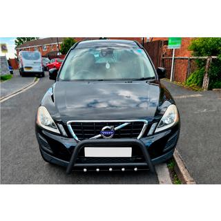 Кенгурятник WT003 Black (нерж) Volvo XC60 2009-2017 рр. фото 2