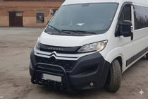Fiat Ducato 2006-2025 рр. Передня дуга WT003 Black (нерж.) фото 5