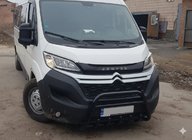 Fiat Ducato 2006-2025 рр. Передня дуга WT003 Black (нерж.) фото 1