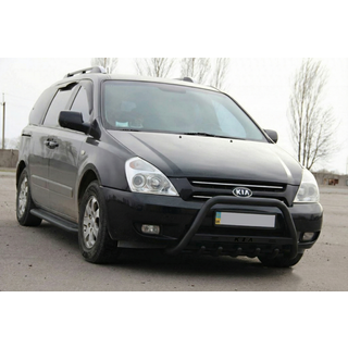 Кенгурятник WT004 Black (нерж) фото 2