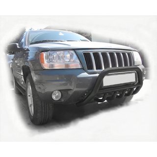 Кенгурятник WT003 Black Jeep Grand Cherokee WK 2004-2010 рр. фото 1