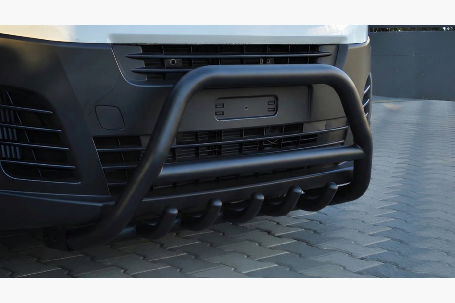 Toyota Proace 2016- рр. Кенгурятник WT003 Black (нерж) Image