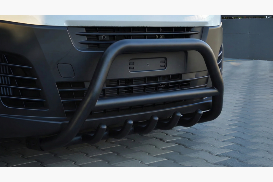 Toyota Proace 2016- рр. Кенгурятник WT003 Black (нерж) Image