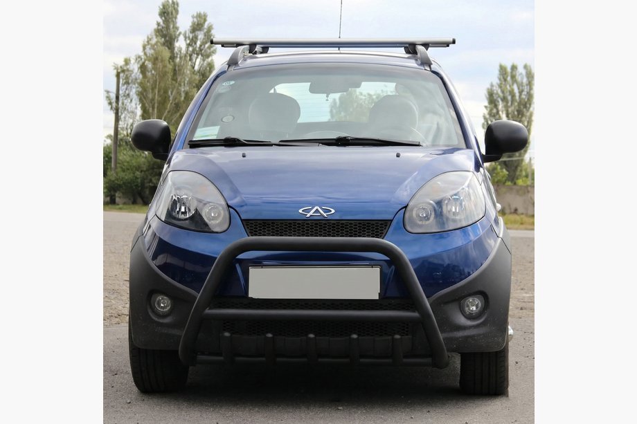 Chery Beat 2009-2015 рр. Кенгурятник WT003 Black (нерж) Image