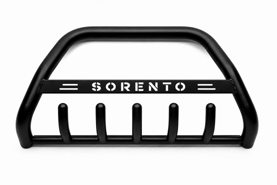 Kia Sorento III UM 2014-2020 рр. Кенгурятник WT004 Black (нерж) Фото 1