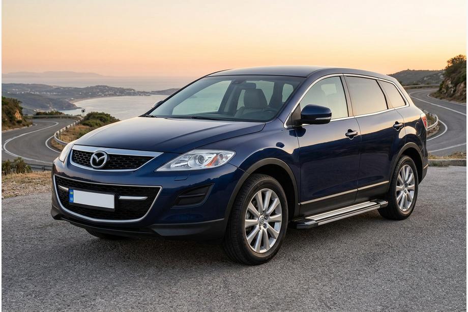 Mazda CX-9 2007-2016 рр. Бокові пороги Rainbow (2 шт., Алюміній) Image