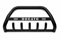 Fiat Ducato 1995-2006 рр. Кенгурятник WT004 Black (нерж) фото 1