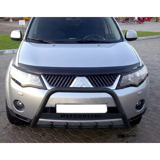 Кенгурятник WT004 Black (нерж) фото 1