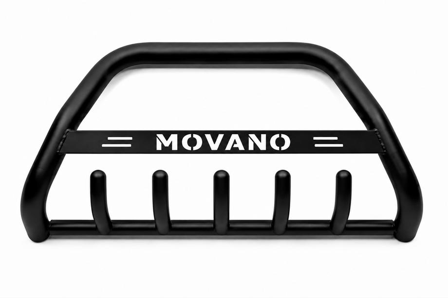 Opel Movano 2004-2010 рр. Кенгурятник WT004 Black (нерж) Image