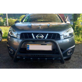 Кенгурятник WT004 Black (нерж) фото 1