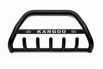 Renault Kangoo 1998-2008 рр. Кенгурятник WT004 Black (нерж) фото 4