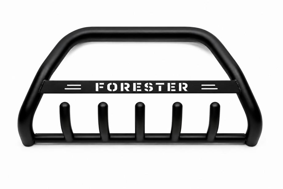 Subaru Forester 2008-2013 рр. Кенгурятник WT004 Black (нерж) Image