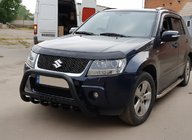 Suzuki Grand Vitara 2005-2017 рр. Кенгурятник WT004 Black (нерж) фото 1