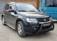 Suzuki Grand Vitara 2005-2017 рр. Кенгурятник WT004 Black (нерж) фото 4