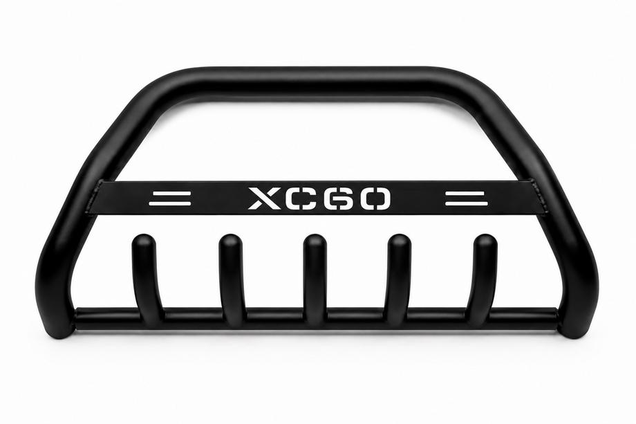Volvo XC60 2009-2017 рр. Кенгурятник WT004 Black (нерж) Image