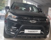 Chery Tiggo 7 2016-2019 рр. Кенгурятник WT003 Black (нерж) фото 3