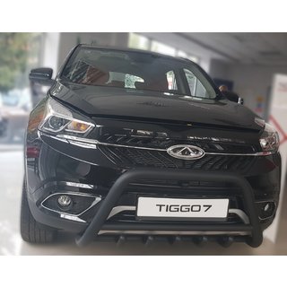 Кенгурятник WT003 Black (нерж) Chery Tiggo 7 2016-2019 рр. фото 3