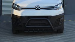 Fiat Scudo 2022- рр. Кенгурятник WT003 Black (нерж) фото 4