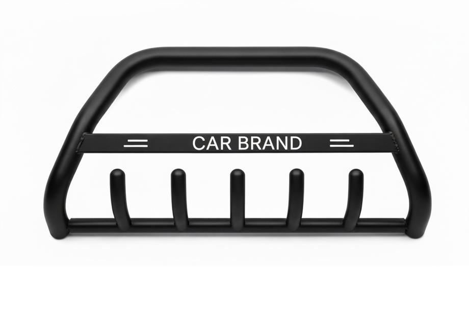 Volkswagen T5 Multivan 2003-2010 рр. Кенгурятник WT004 Black (нерж.) Image