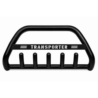 Кенгурятник WT004 Black (нерж.) Volkswagen T4 Transporter 1990-2003 рр. фото 2