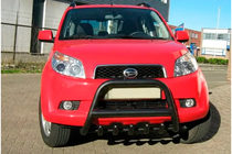 Daihatsu Terios 2006-2017 рр. Передня дуга WT003 Black (нерж.) фото 1