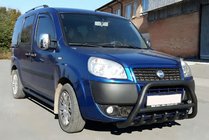 Fiat Doblo I 2001-2005 рр. Кенгурятник WT003 Black (чорний) фото 1