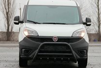 Fiat Doblo II 2010-2022 рр. Кенгурятник WT003 Black (нерж.) фото 1