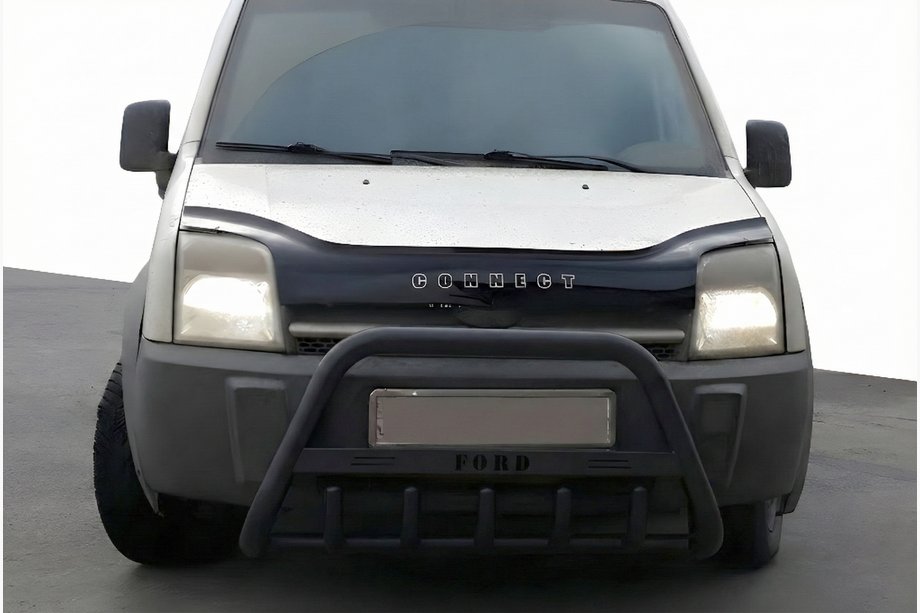 Ford Connect 2006-2009 рр. Кенгурятник WT004 Black (нерж) Image