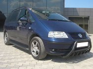 Ford Galaxy 1995-2006 рр. Кенгурятник WT003 Black (нерж) фото 2