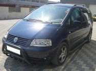 Ford Galaxy 1995-2006 рр. Кенгурятник WT003 Black (нерж) фото 1