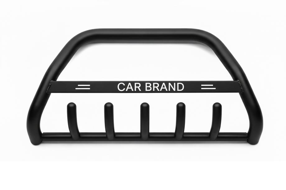 Nissan Interstar 2002-2010 рр. Передня дуга WT004 Black (нерж.) Image